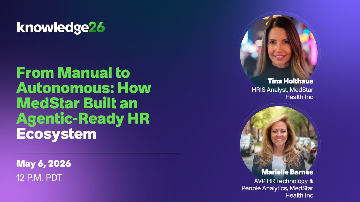 dastanfo's tweet photo. Ever wonder what autonomous HR really looks like? At MedStar Health, 75% of transactions run without manual entry or chasing PDFs, thanks to a solid foundation built on ServiceNow HRSD. This is the future of HR workflows 🚀 https://t.co/NYPK3t8VPE https://t.co/TZd7yKGlQz
