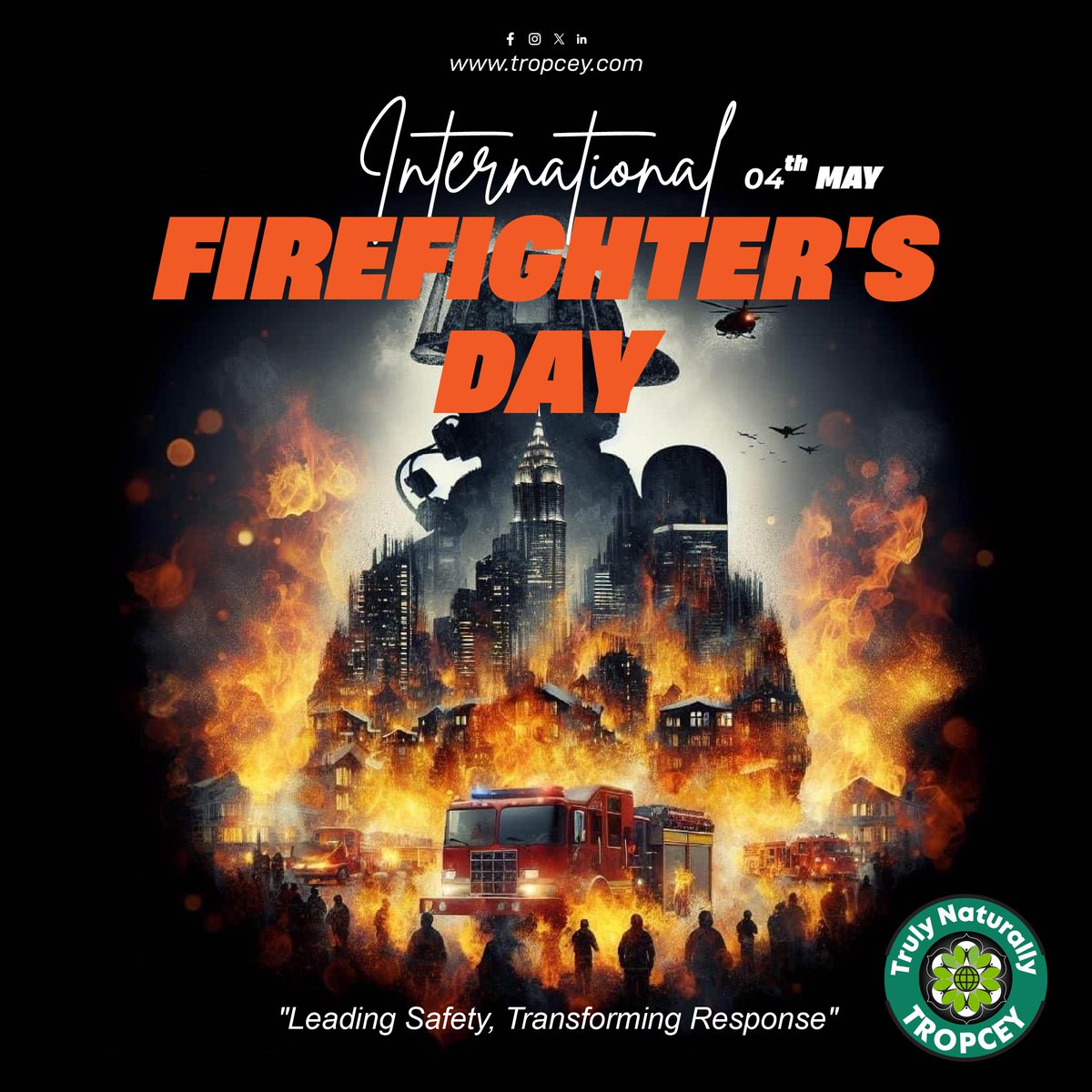 tropcey's tweet image. International Firefighters Day... 🧑‍🚒
#firefighter #tropcey #madeinsrilanka #coconutproducts