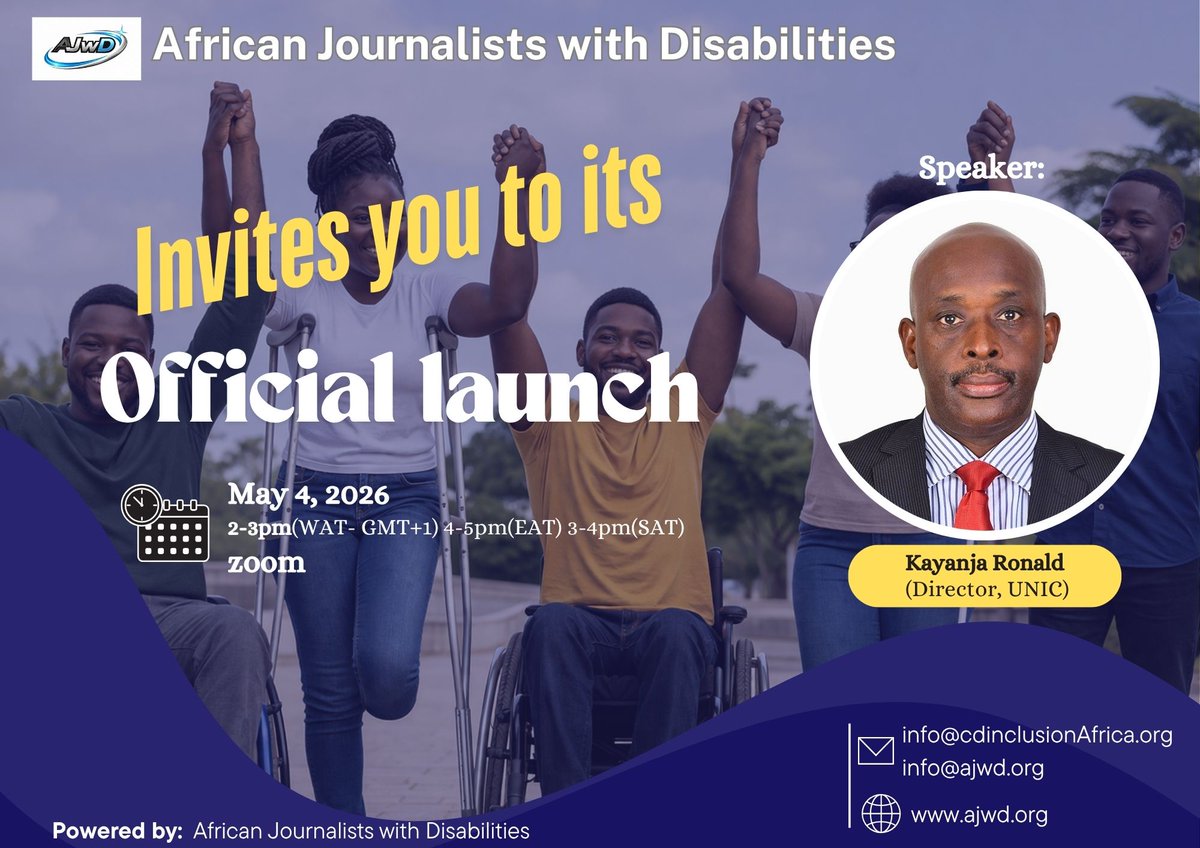 African Journalists with Disabilities tweet media