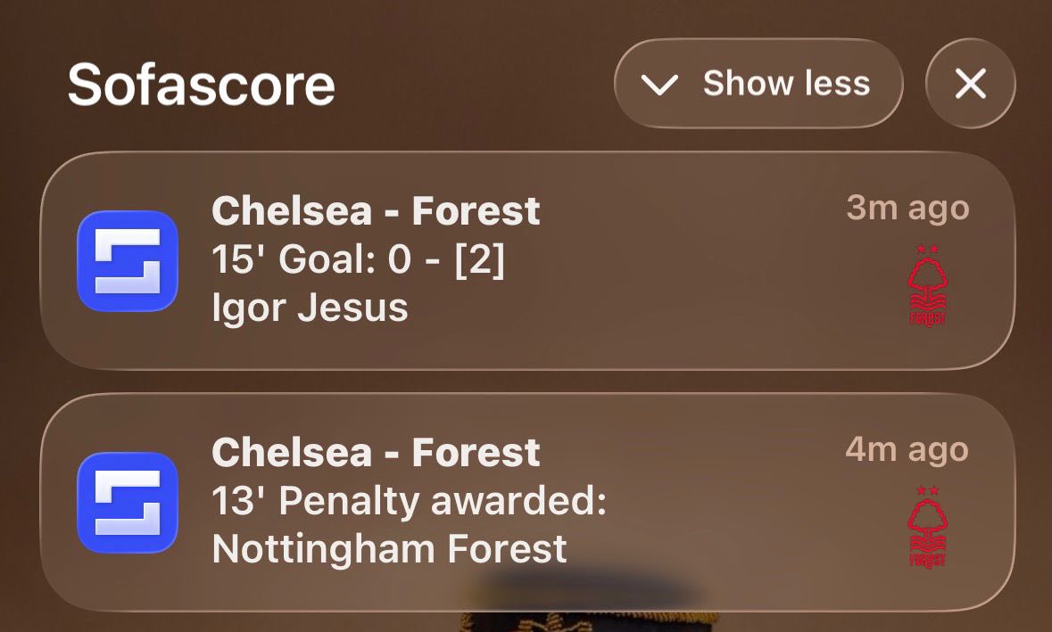 Chelsea don lost for forest ooo 😂 🤣