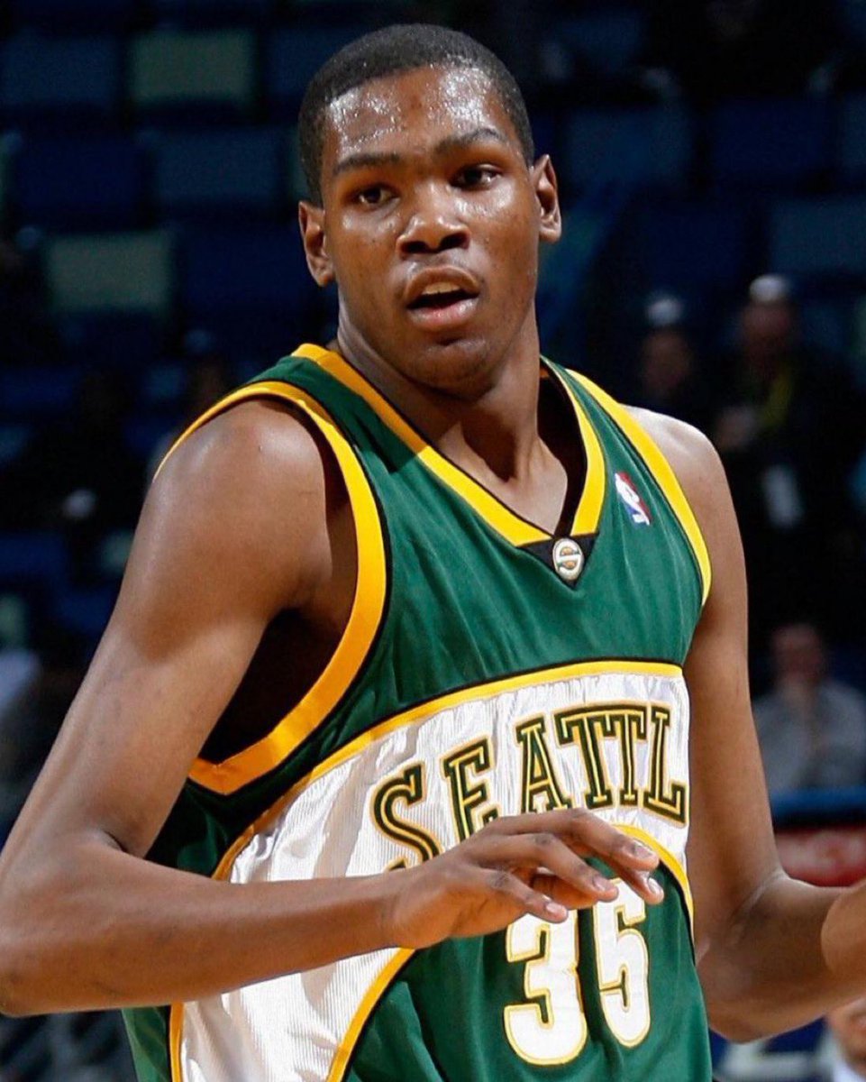 Kevin Durant on possibly finishing his career where it all started as a Seattle Supersonic

“That sounds good, but we will have to see.” 

(Via <a href="/LandonBuford/">Landon Buford</a>)