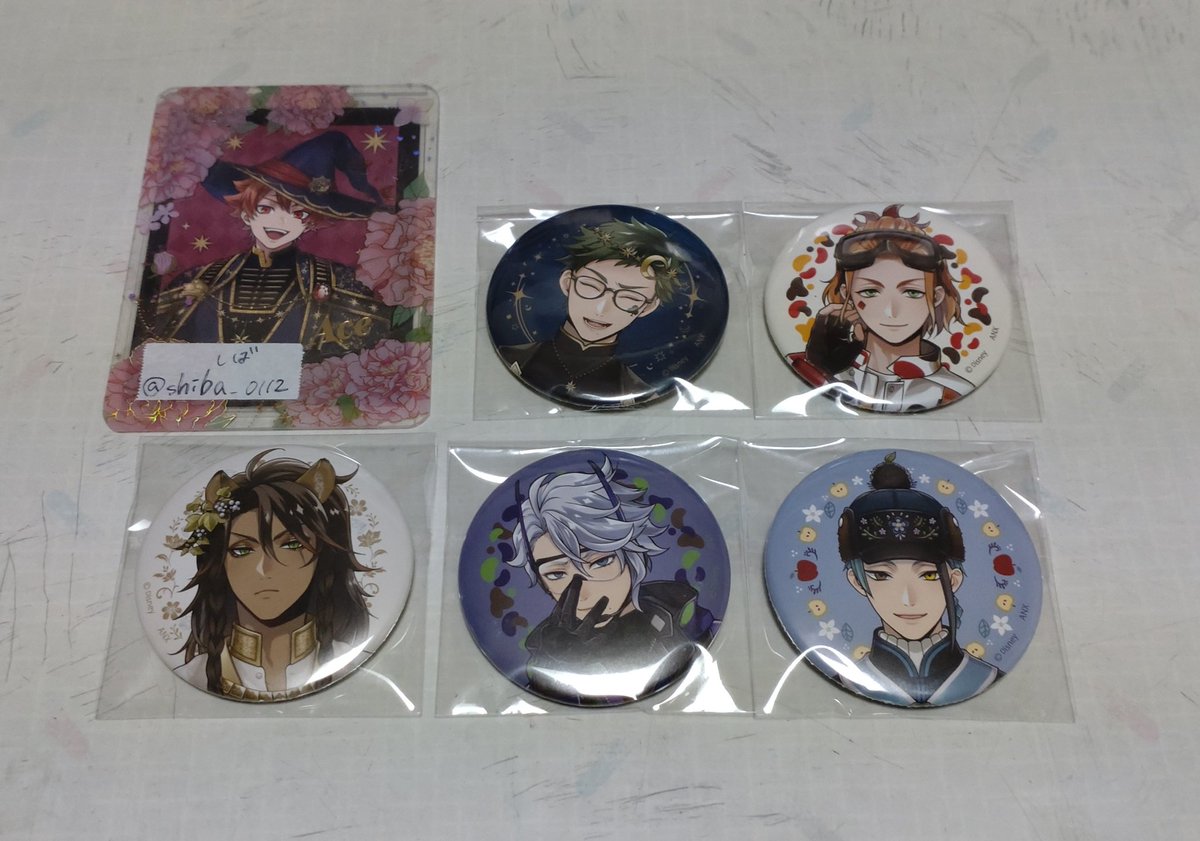 ツイステ ツイステ展 缶バッジ コレクション vol.1 交換 譲 トレイ
