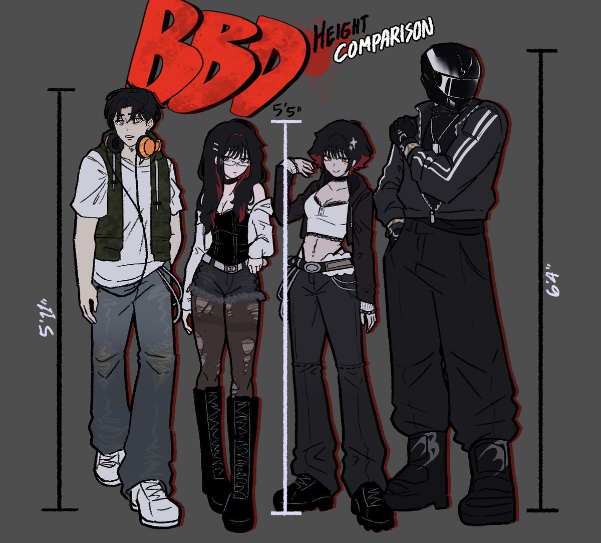 HorrorMariin's tweet photo. I did a height comparison thing

#bbd #bigbaddogs #bbdbikerboy #bbdlane #bbdocs https://t.co/evSZTdKLeJ
