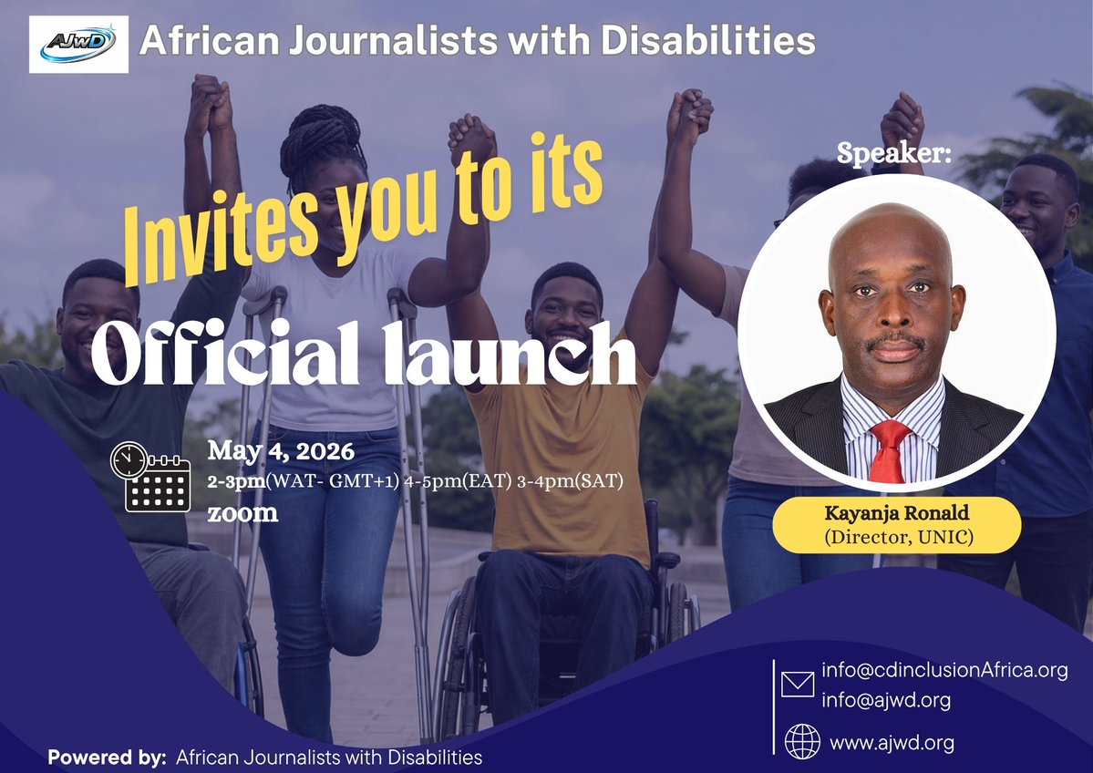 African Journalists with Disabilities tweet media