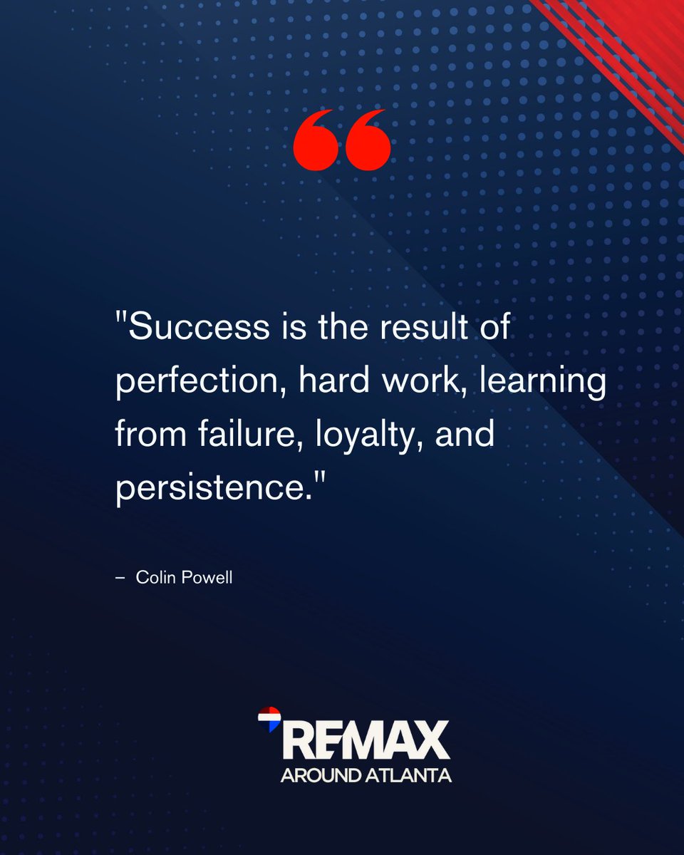 REMAX_AroundATL's tweet image. Your Monday Motivation for the week 💡💪

 #mondaymotivation #wordsofwisdom #mondaymindset #rmaa