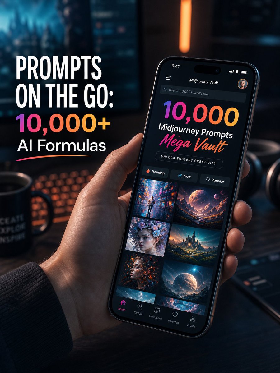 MaqsoodAhmedbu's tweet image. Explore the future of visual creation with a prompt vault designed for modern creators and digital entrepreneurs.
 #FutureOfArt #AIArt2026 #DigitalCreator #MidJourneyTools #CreativeAI #ArtBusiness

cloudccanvas.gumroad.com/l/midjourney-m…