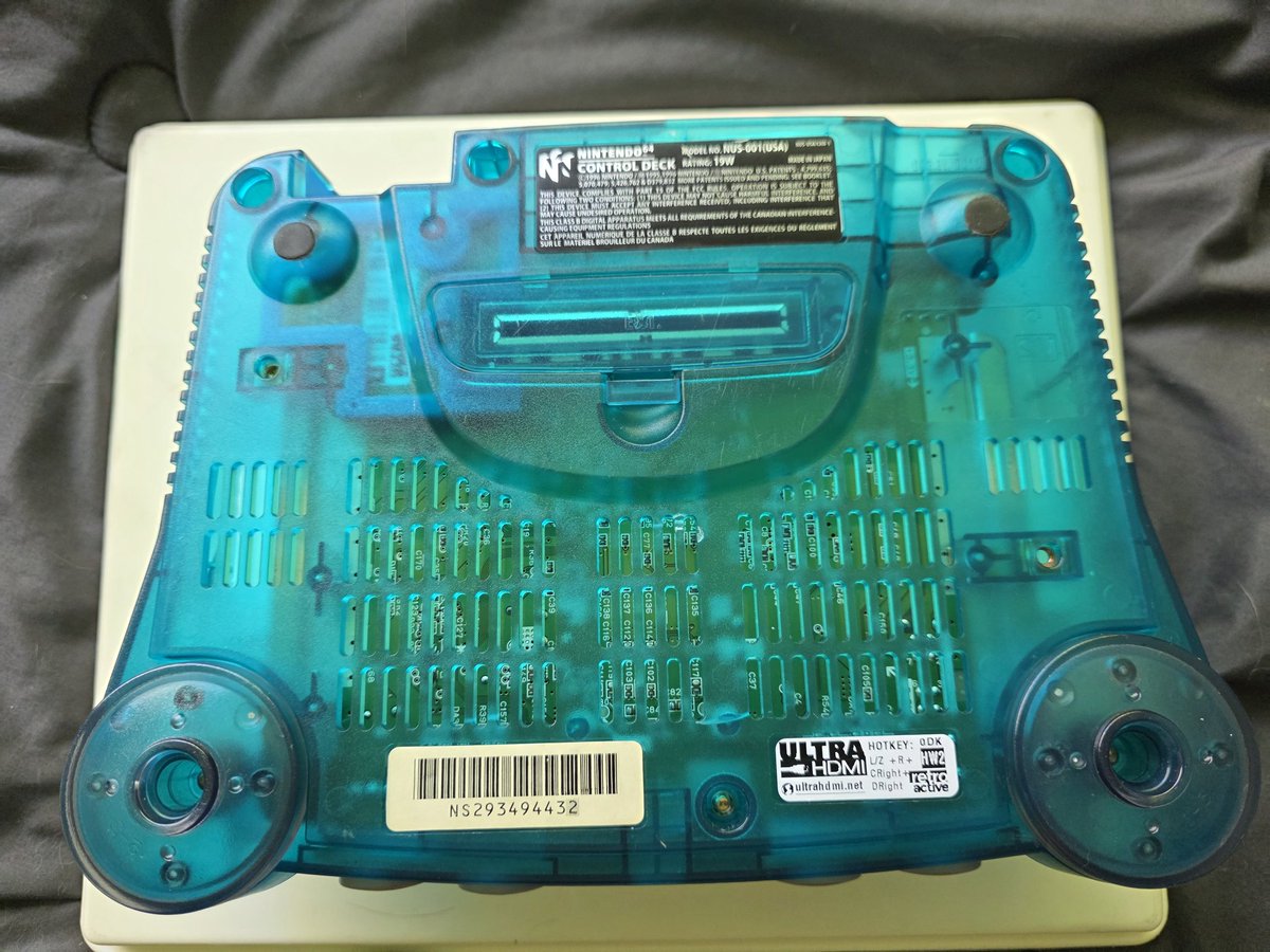 Funtastic (OEM SHELL) N64, fully recapped. Region-free + RGB ...