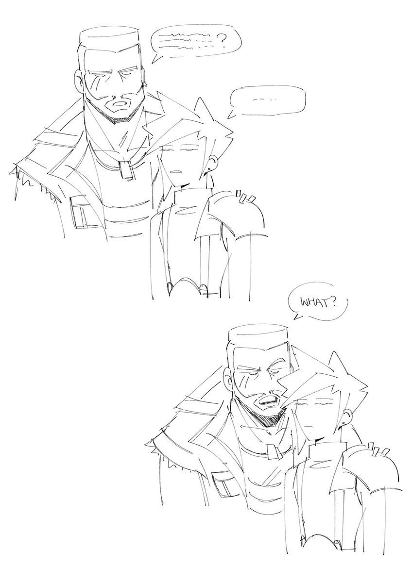 Chomchomchomp's tweet image. Very dumb clarret

#FF7 #Barret #Cloud