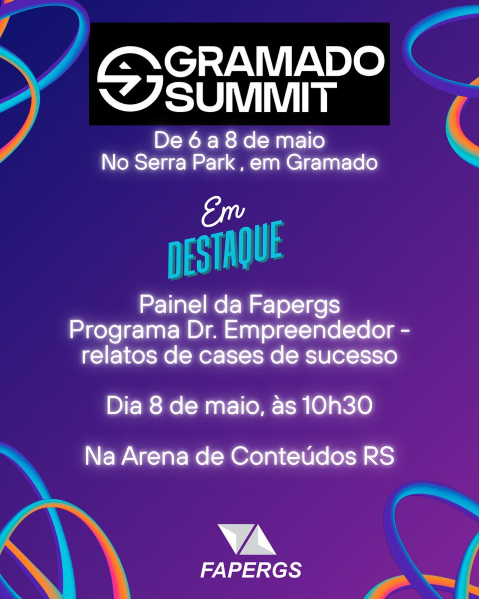 fapergs's tweet photo. Gramado Summit - Fapergs aborda cases de sucesso do Programa Dr. Empreendedor https://t.co/r8SXuSxK98 https://t.co/HTBDt8kfBE