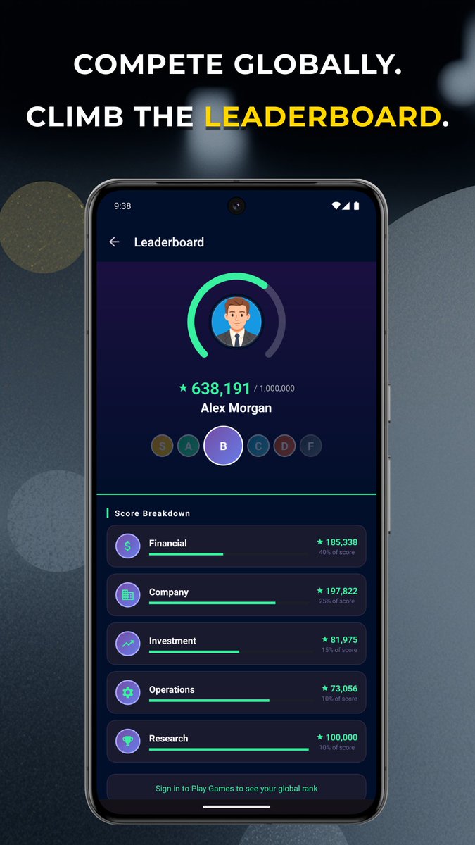 SmartAtum's tweet photo. Hero Investor: Business Tycoon

100+ achievements. 14 languages. 10 departments to master. Infinite wealth to build.  On the surface: A tycoon game.  Beneath: A strategy masterclass.

https://t.co/OglsVnwmtZ https://t.co/cvnlwpJGE3
