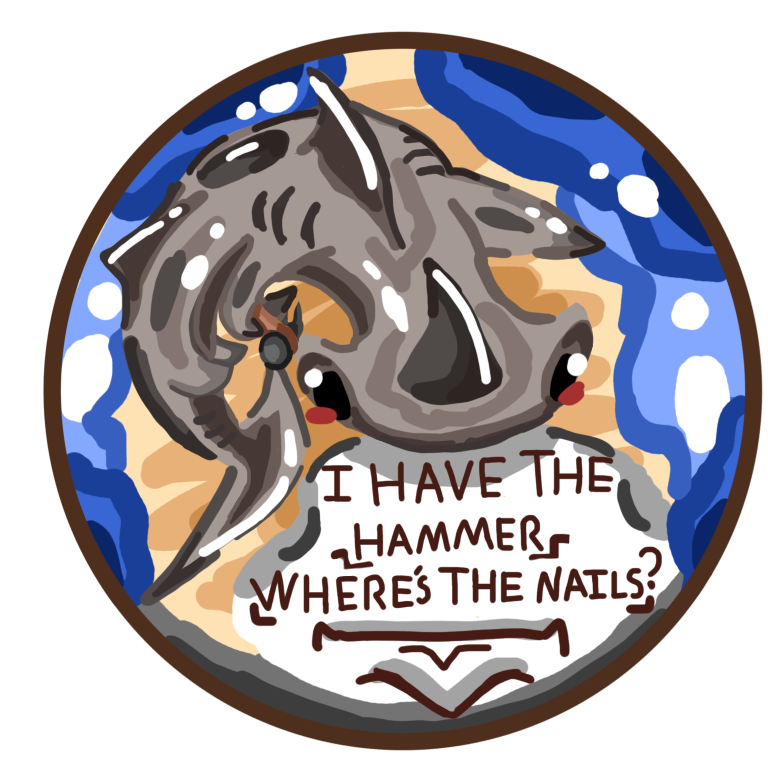 SpilledPaintPot's tweet photo. HammerHead Keychain

#smallartist #digitalart #shark
#hammerheadshark #keychain
#keychaindesign #design #fyp https://t.co/8Z2s8M0a8c