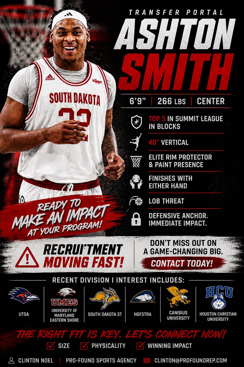 presidentialcno's tweet photo. Active D1 interest! #transferportal #NCAAtransferportal #CollegeBasketball https://t.co/6hJQNxrPoT