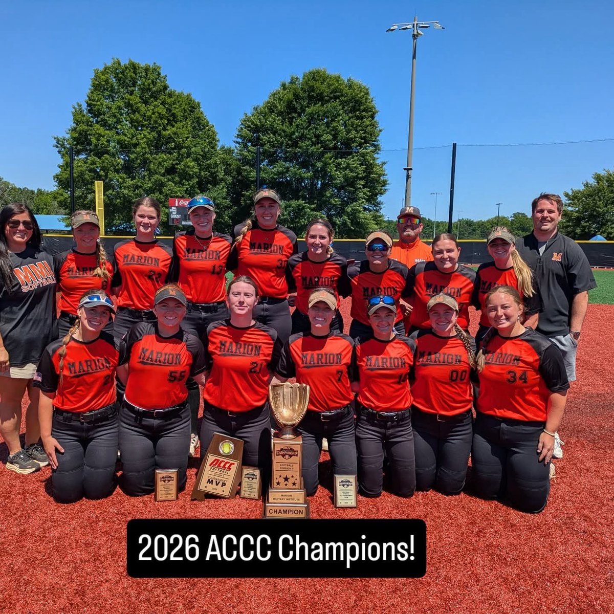 BMooreSenate's tweet image. Big win for Alabama! 🇺🇸🥎

Congratulations to the Lady Tigers at @MarionMilitary on winning the ACCC Softball Championship! Proud of your hard work and the way you represent our state.

#Alabama #LadyTigers #Champions #ALSports #Softball #ACCC