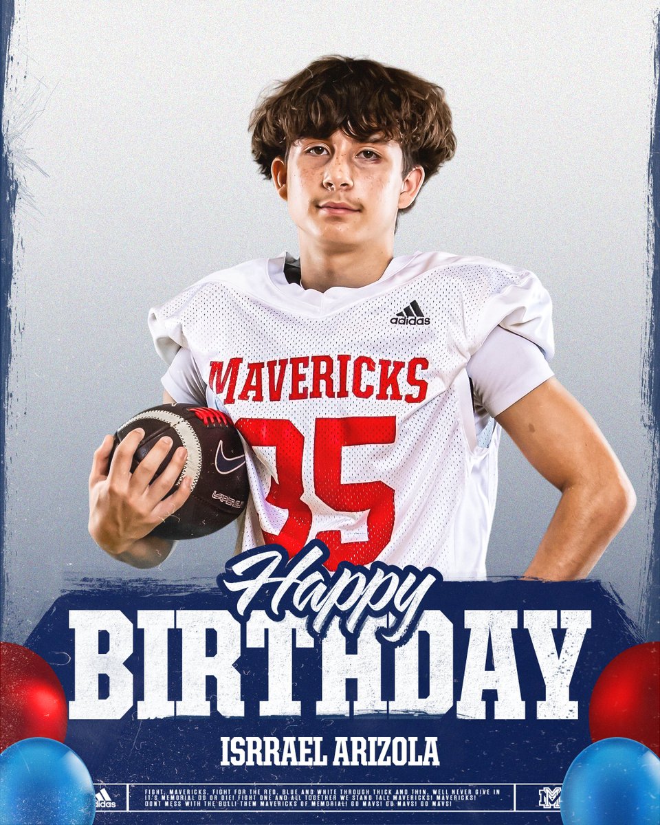 MaverickFBWF's tweet photo. 🔴⚪️🔵HAPPY BIRTHDAY🔵⚪️🔴

From your Mav Family! 🎂🥳

#MavsOnTop https://t.co/A40QH1BMIs