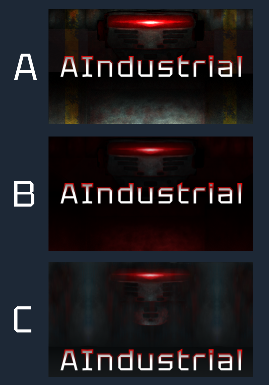 TheAspenDev's tweet image. Which capsule image do you prefer: A, B, or C? 
What kind of game comes to mind first?

#gamedev #indiegame #horrorgame #indiedev