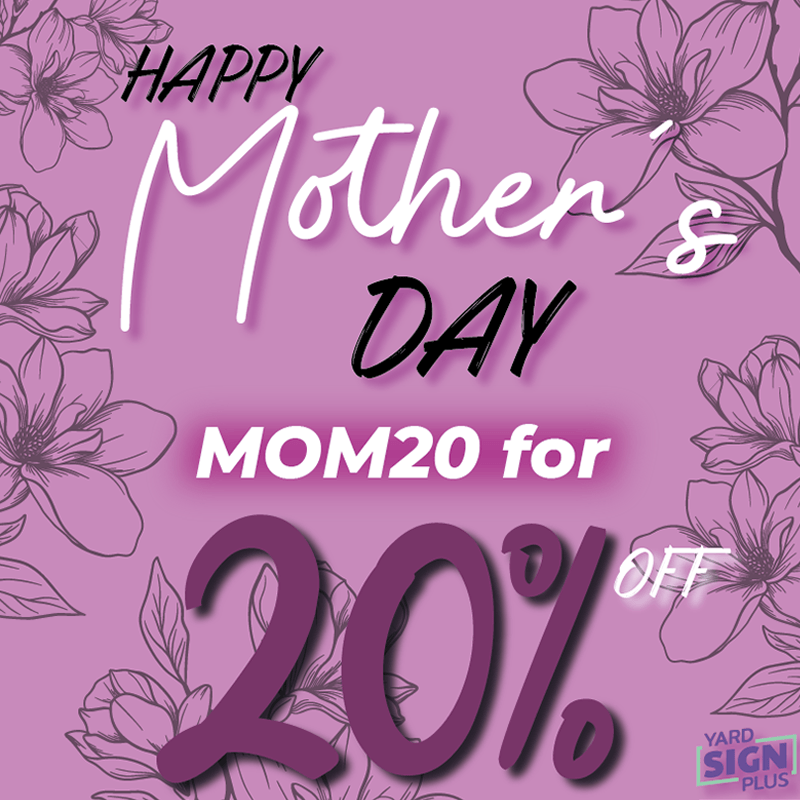 yardsignplus's tweet photo. Celebrate Mom in a BIG way! 💖
Get 20% OFF USA-made custom yard signs with code MOM20 — but hurry, offer ends May 11!

Design yours today: https://t.co/RUMc8JWMyl

#YardSignPlus #MothersDay #CustomYardSigns #MOM20 #GiftIdeas #MadeInUSA #CelebrateMom #SpecialOffer #YardSigns https://t.co/1FcaygsA68