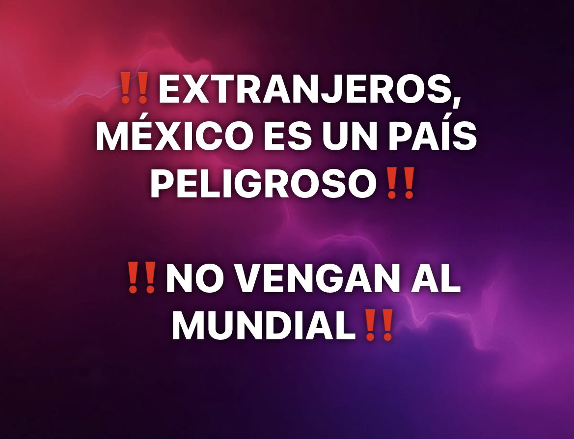 No lo hagan, por favor!