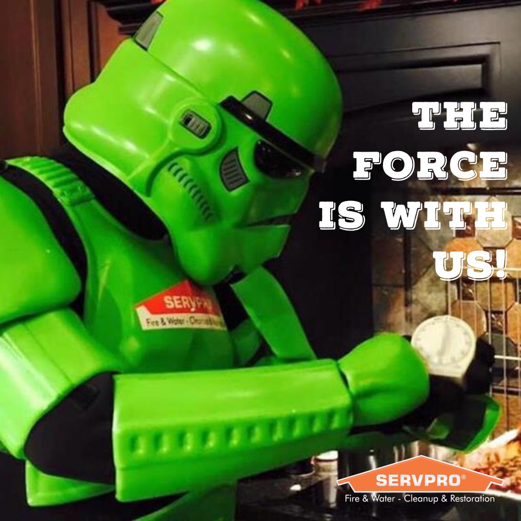 Happy #MayThe4thBeWithYou!  #SERVPRO #StarWars