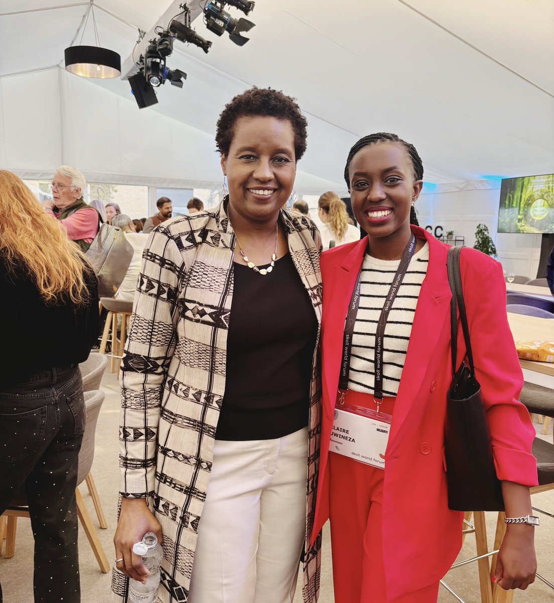 Rworkshops's tweet photo. Our CEO, @m_uwineza, recently joined the Skoll World Forum, an annual gathering that convenes social entrepreneurs, global innovators, philanthropists, and change-driven investors working to address the world’s most pressing challenges.

She connected with remarkable leaders including Marla Blow, CEO of the @SkollFoundation, and some of the incredible funders who make our work possible.
We are grateful for the people who believe in what we are building.