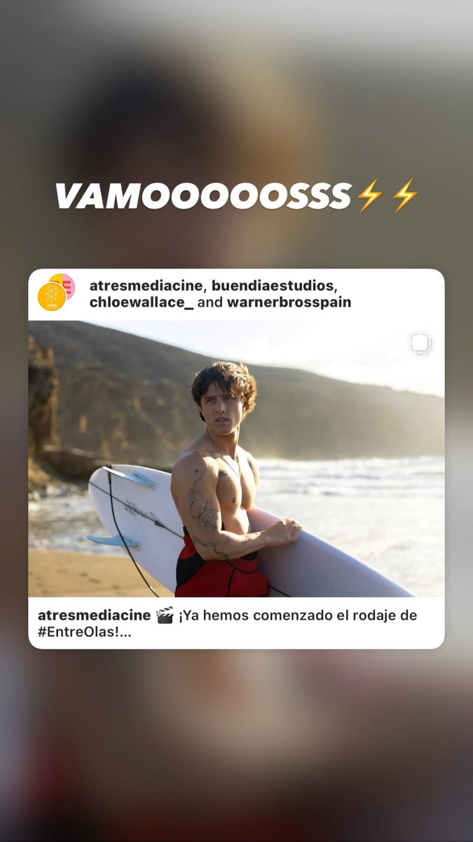 NunoGallegoFan's tweet photo. 📲 Nuno Gallego via Instagram stories
"VAMOOOOOSSS⚡️⚡️" #EntreOlas https://t.co/Vu6iJahFUt