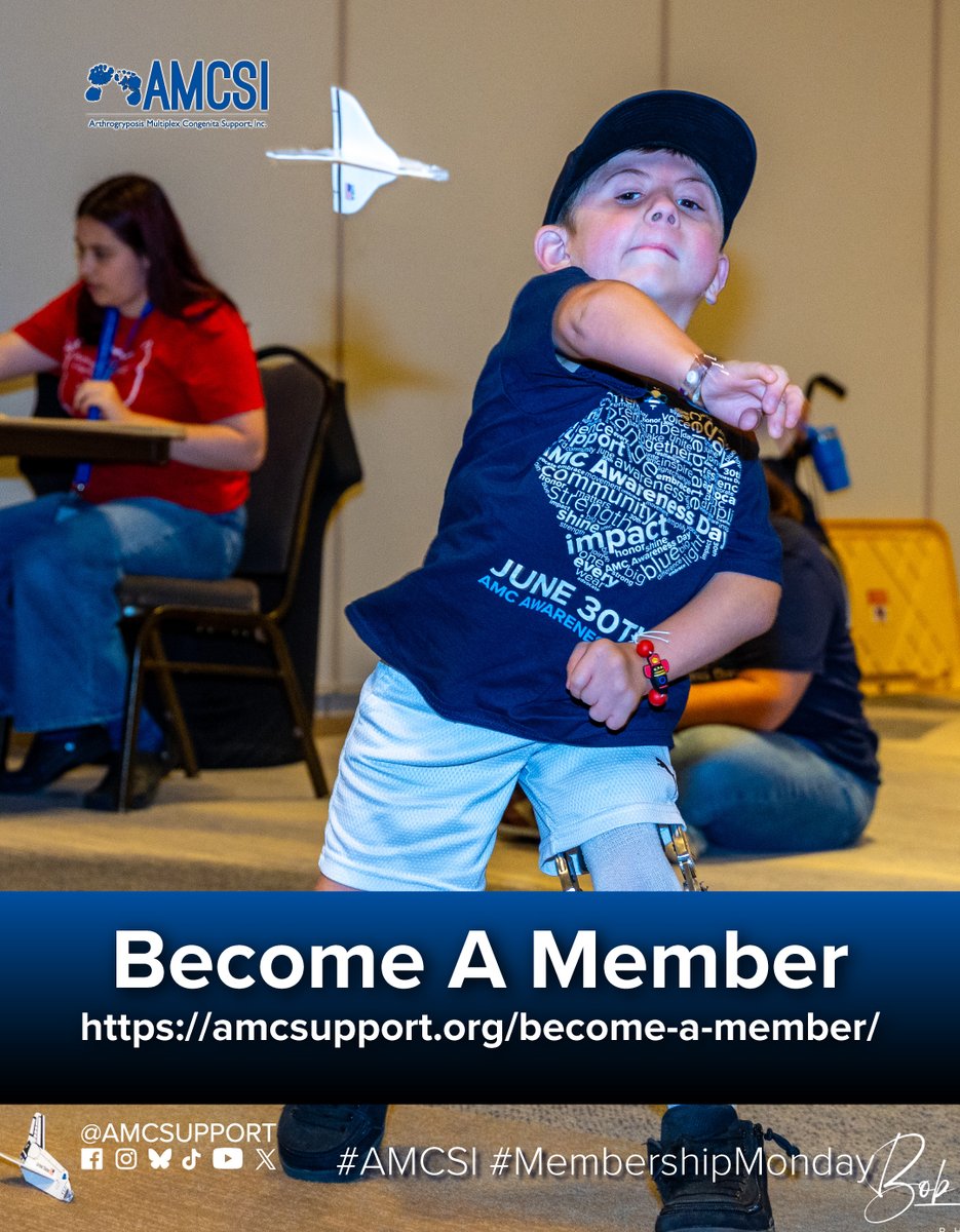 amcsupport's tweet photo. Membership Monday ���
"The information we have had access to through this organization’s public presence has been invaluable!" ~ Beth L.
That’s what AMCSI is about.
Join: https://t.co/KxbmefUfGA
#AMCStrong #Arthrogryposis #AMCCommunity https://t.co/6LrKp48JCB
