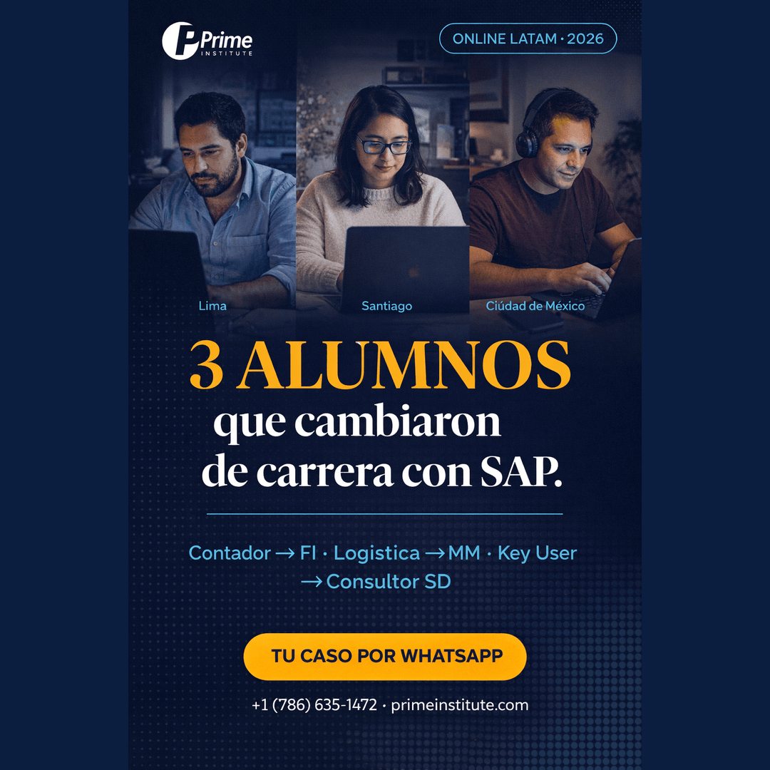 primeinstitute_'s tweet photo. 3 historias reales de alumnos Prime:

📲 "INFO SAP" al WhatsApp +1 (786) 635-1472
#SAP #ConsultorSAP #SAPLATAM https://t.co/hU9NffTHhC