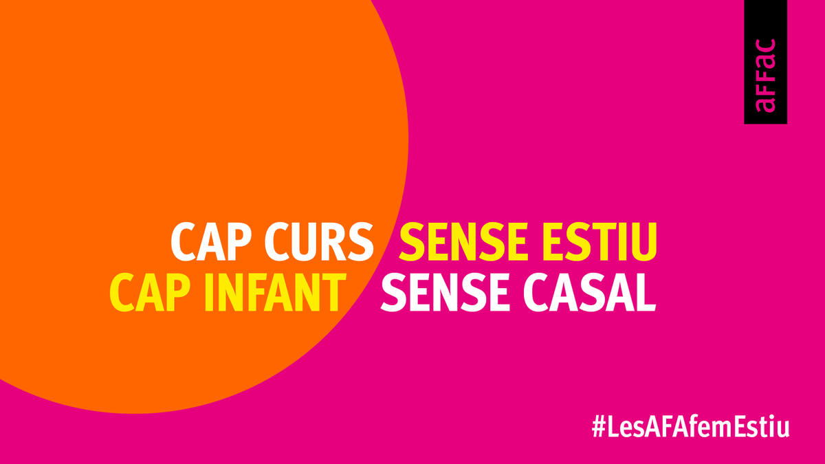 affac_cat's tweet photo. AFA, les vacances d'estiu ja gairebé són aquí 🌞

A l'estiu, les desigualtats entre l’alumnat s’eixamplen i, per tant, la vostra implicació es fa més necessària que mai.

Us expliquem tot el que necessiteu saber per organitzar el vostre casal amb èxit!

🔗 https://t.co/BFw1uPwr9G https://t.co/le8P1VHoHI