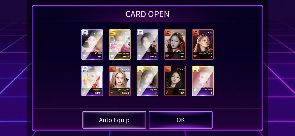 I love superstar highup, bc wdym I just opened this app and they gave me this golden pack for free and the fuckass superstar sm only gives me super junior R........