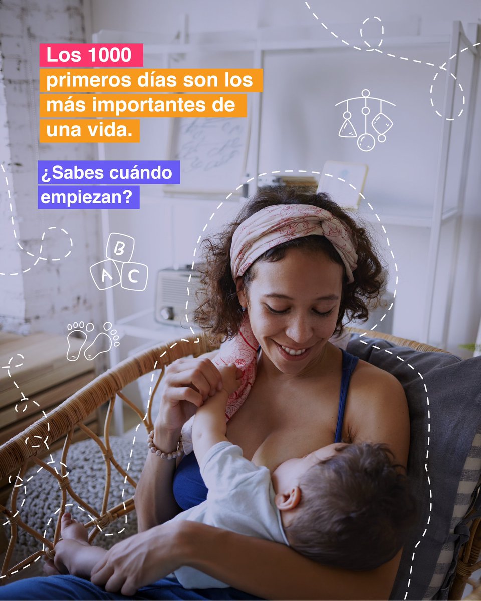 CreceContigoEc's tweet photo. Los primeros 1.000 días empiezan desde la concepción. 

En esta etapa se construyen las bases del desarrollo físico, cognitivo y emocional de una persona. https://t.co/CJKnOmw5B6
