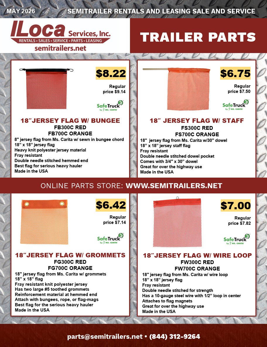 ILocaServices's tweet photo. Heavy Haul essentials—on sale!
Built for the road. Priced to move.
• Flags starting at $6.75
• Banners built for airflow + durability
• Mounting kits ready to install
Stock up now before peak season hits.
Shop online at https://t.co/bFxVGbzNC8 or call (844) 312-9264 today. https://t.co/bcMvbSoPPb
