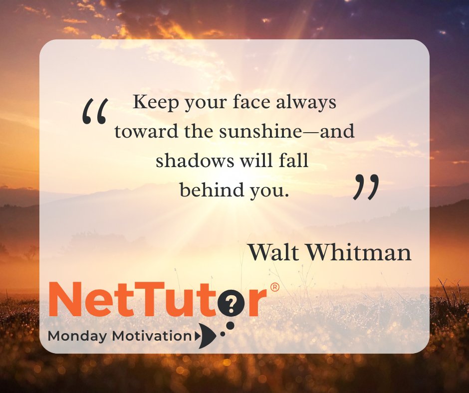 nettutor's tweet photo. What you focus on shapes your experience. 🌟 Stay committed to growth and possibilities, and watch everything shift in your favor! Need help staying on track? 👉 Check the link in our bio. #MotivationalMonday #GrowthMindset #StudentSuccess #StayPositive #NetTutor https://t.co/ZXgODLvoeQ