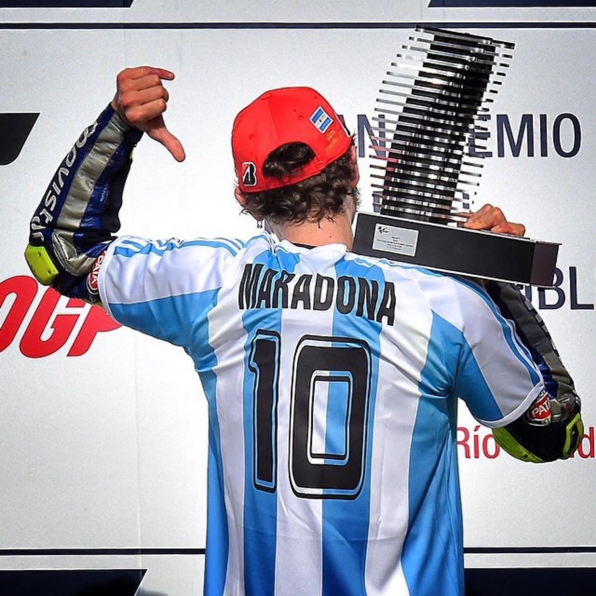 La mutua admiración y respeto entre los más grandes deportistas y Diego💙