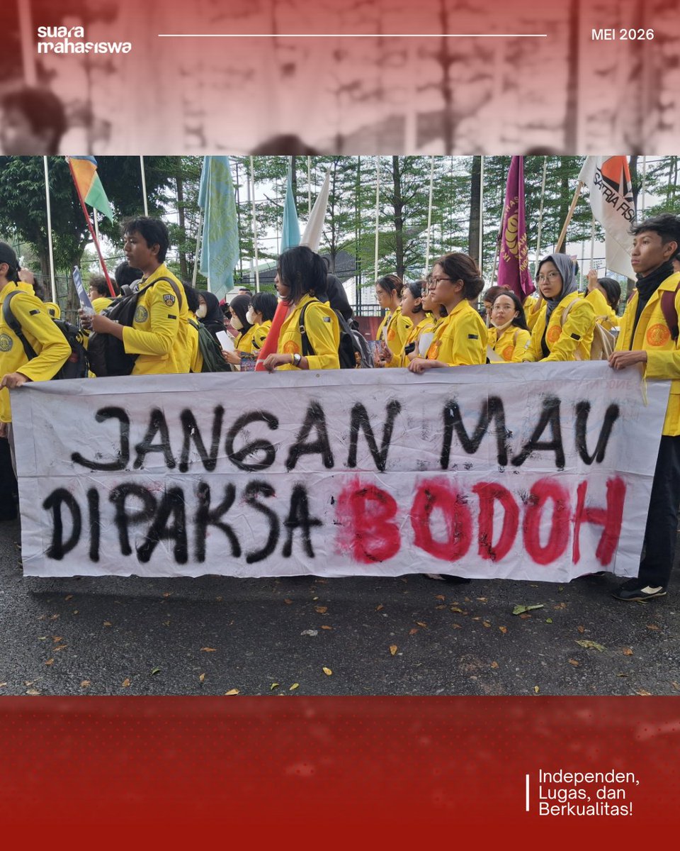 Pers Suara Mahasiswa UI tweet media