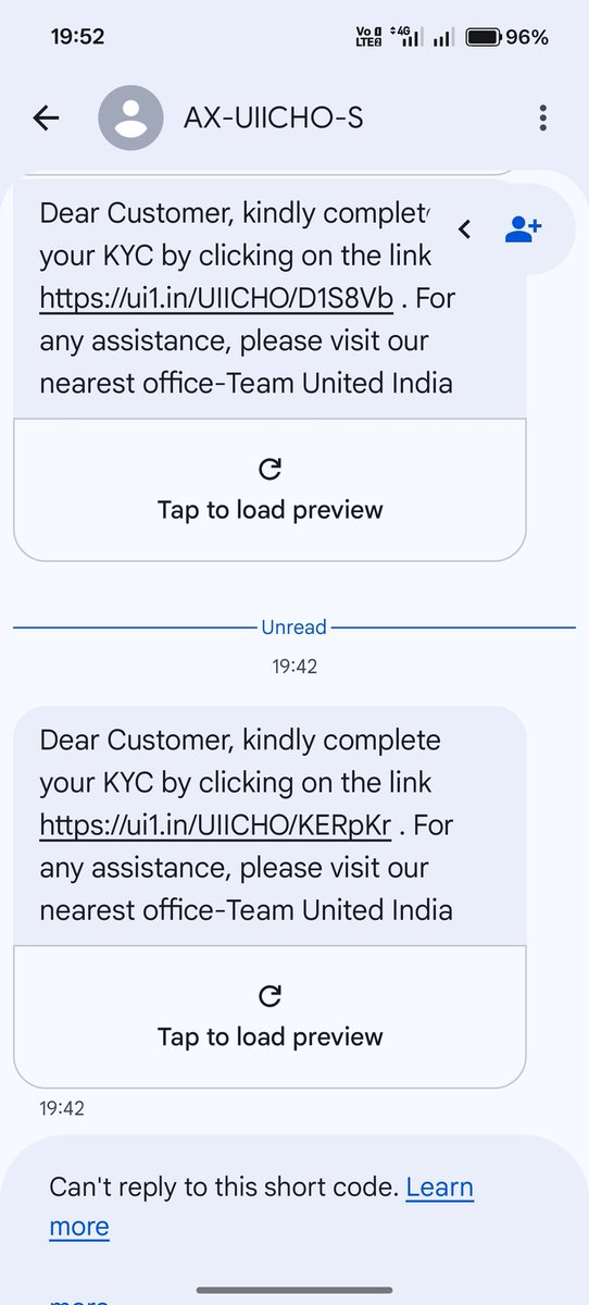 Shteeshofficial's tweet photo. @UnitedIndiaInsu 
क्या यह मेल व मैसेज आपकी कम्पनी का है जानकारी से अवगत कराए https://t.co/xNPizyv3il