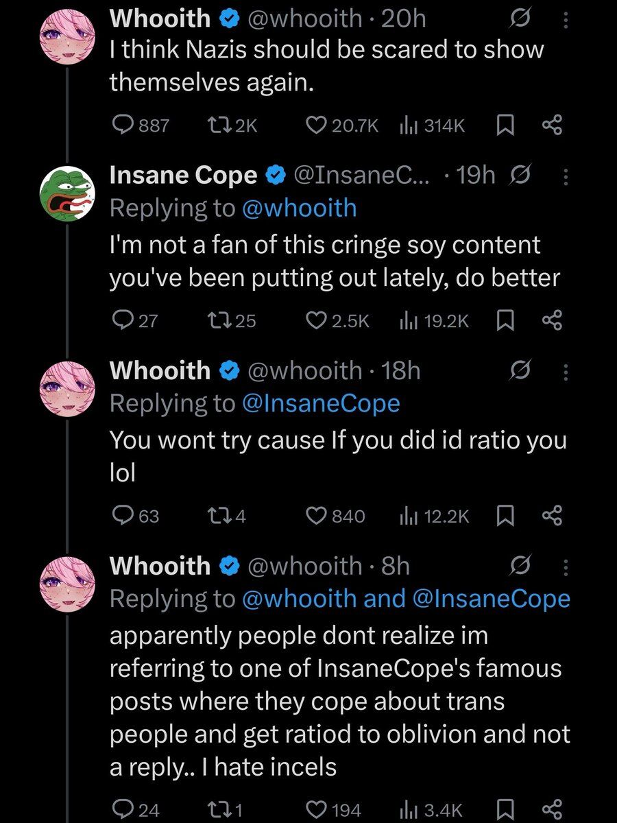 Insane Cope tweet media