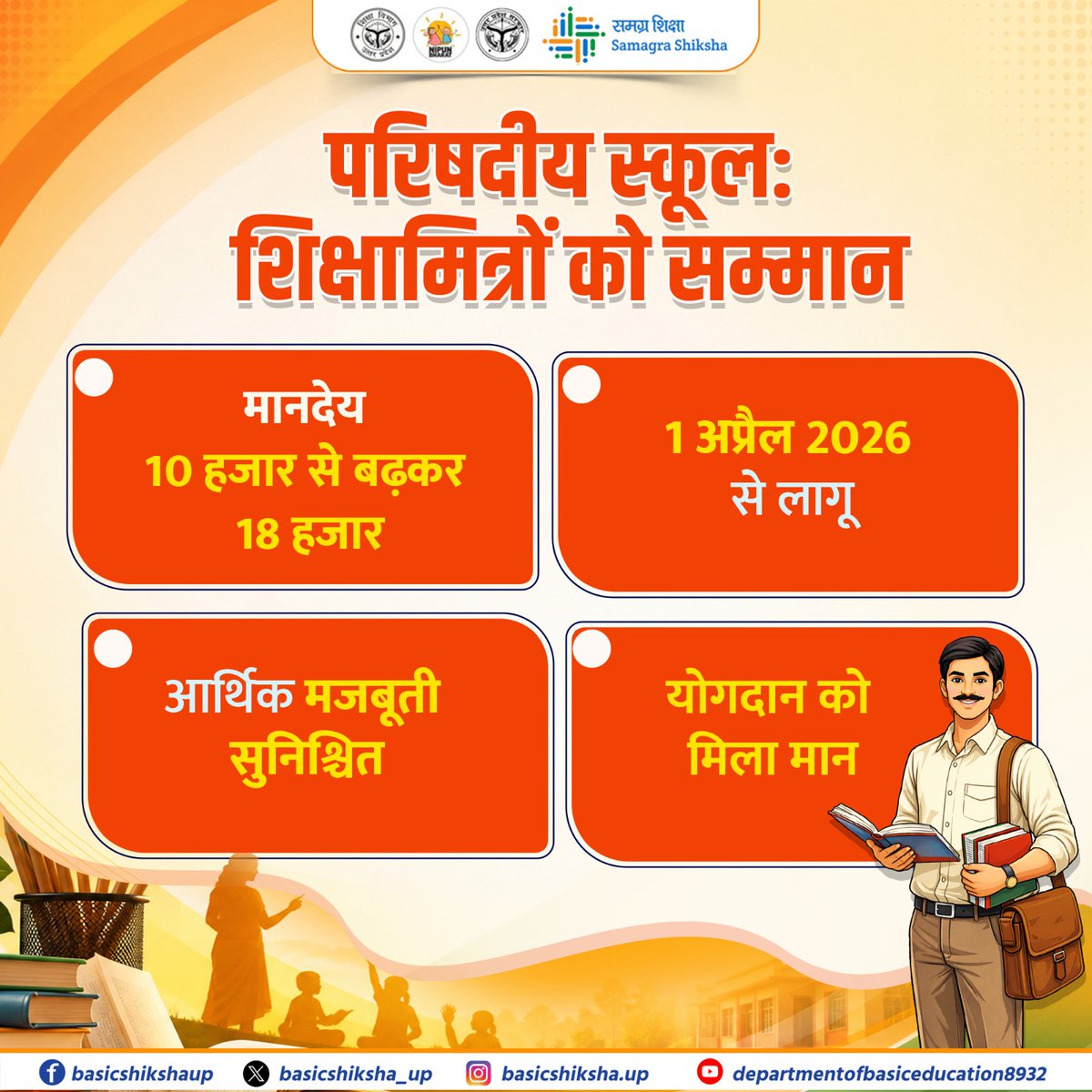 Department Of Basic Education Uttar Pradesh tweet media