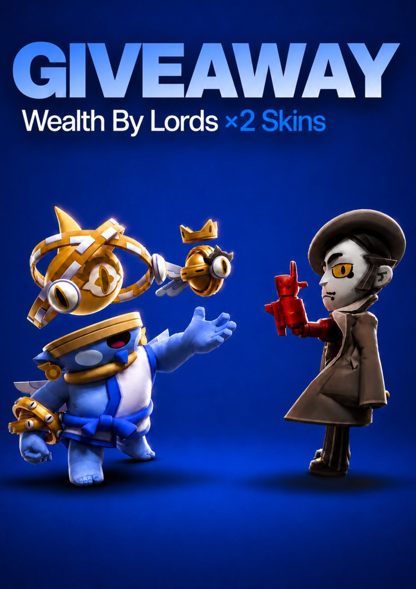 WealthByLords's tweet photo. Wealth By Lords hosting 2x Skins
How to Participate:
Like❤️
Repost♻️
Share with 2 of your friends 👥
Comment which skin you want (1 only) https://t.co/dwDGgfINp8