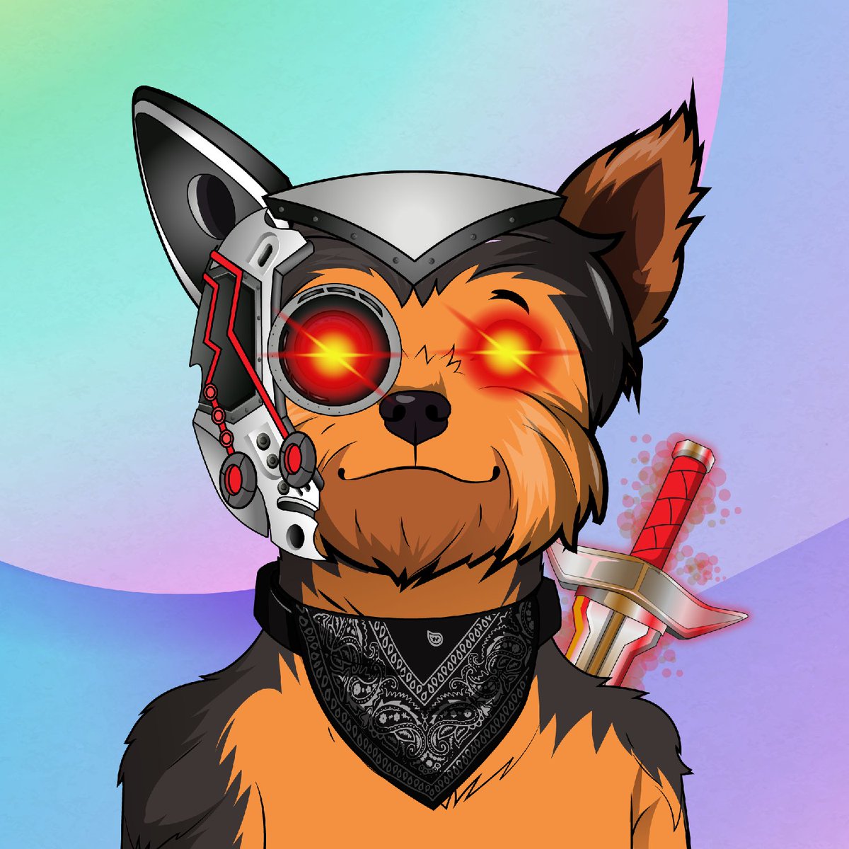 PawpularApp's tweet photo. 🐾 Meet Yorkie Robot from the PawPets GO Collection 🤖💠
Black bandana. Lazer eyes. Fire sword. Robotic face. A relentless Mecha Blazer engineered for precision and power.

Why mint a PPG NFT?
✨ Walk up to 6 pets for boosted rewards
✨ Stake for passive income
✨ Use tokens for vet care, gear, donations—or cash out

🔥 Early minters get:
🎁 FREE CEN NFT
📍 1yr FREE GPS Tracker
💸 Full refund when 10K trackers sell out!

👉 Mint now: https://t.co/3Th7lz5f2O

#pawpular #webforgood #nfts