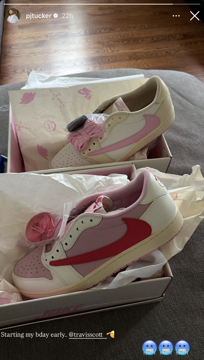 InclusiveExch's tweet photo. Travis Scott release date changed…

5/15/26

Shy pink
Tropical pink https://t.co/6KpfBUalGh