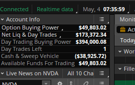 break_n_retest's tweet photo. 155% long in WeBull, 120%+ invested in TOS (Schwab). $NBIS $CRCL $MU $RKLB $IREN $ETHA $HPE $IGV $DOCN $MP $USAR $GLW $INTC $LITE $TQQQ $DELL $SMH $Q $AXTI $FSLY $NVDA $DOW $SQQQ $AAOI $NVDA $HOOD $OPEN $ARM $UAMY $APA $PLTR $IBIT $COIN $TSLA https://t.co/XKInYY8DqK