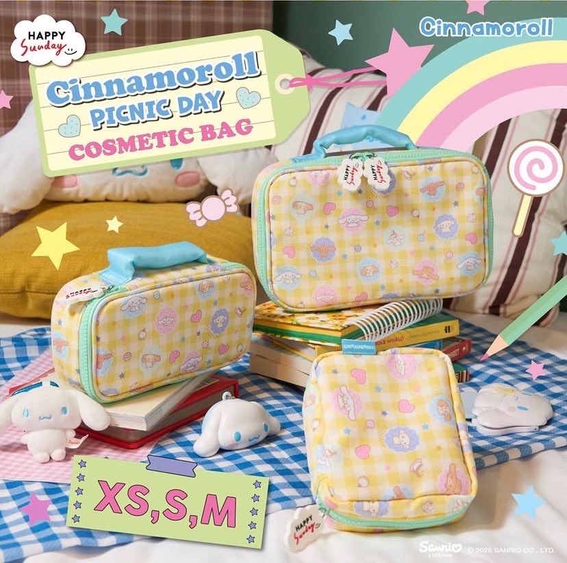 thunchanokp's tweet image. Happy Sunday จัดให้ตามคำเรียกร้อง Sanrio Characters 
⏰เตรียมกดพรุ่งนี้ 12:00
#HappySundaySanrioCharacters #CuteClubCollection #happysunday
#ชุดนอนhappysunday #sanrio #ซานริโอ้ #ชุดนอนซานริโอ้ #ชุดนอน #กระเป๋าเครื่องสำอาง