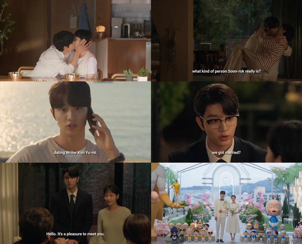 The devil works hard, but Soonrok work h̶̶a̶̶r̶̶d̶̶e̶̶r̶ faster:
1. A few minutes after confess: kiss
2. A few days after dating: make out
3. 1 month after dating: tell to boss about dating; propose; introduce himself to yumi’s parents
4. Get married

#유미의세포들3 #YumisCells3