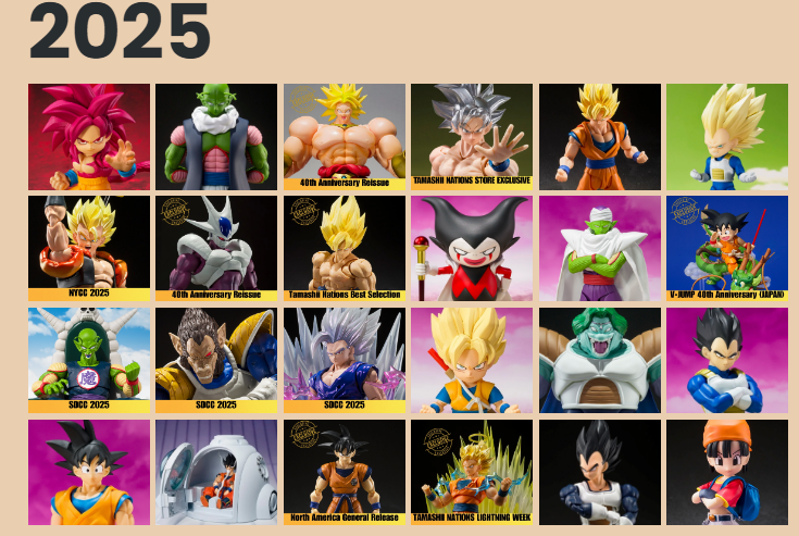 Galactuz3's tweet photo. Most of 2025 figs are bad releases or no one cares, fortunately 2026 is going better, just release the base Vegeta on November :( https://t.co/eAcjTGhvha