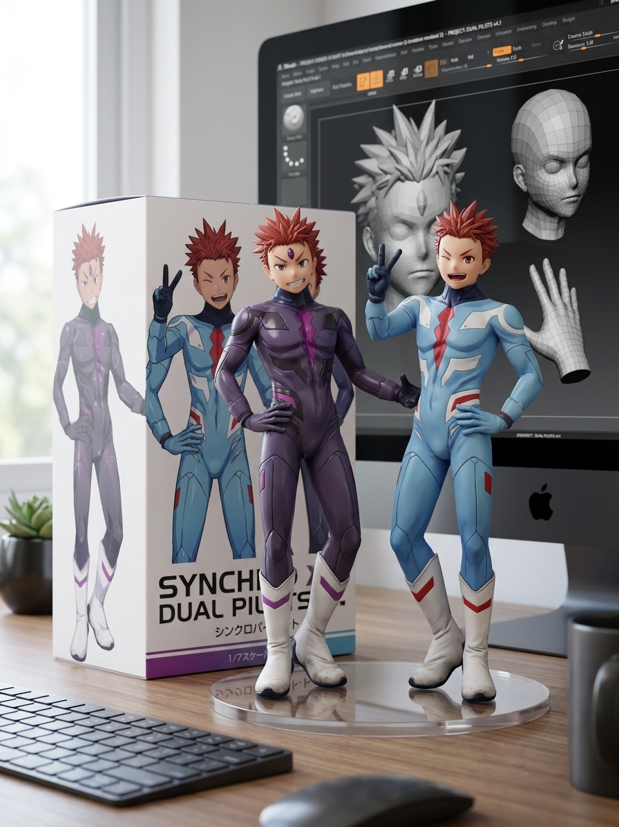 Tukimi_no_rojiu's tweet photo. 前回人気だったブリューボルツの頼れるサイドキック・ケンのフィギュア第2弾が早くも登場！
今回は制服パーツも付属しバリエーションも楽しめちゃうぞ！
さらに初回特典版では『イビルサイドVer.』のフィギュアも！
ヒーローVer.と並べることもできる特製台座付きでかっこよくディスプレイしよう！ https://t.co/VgznjERSdb