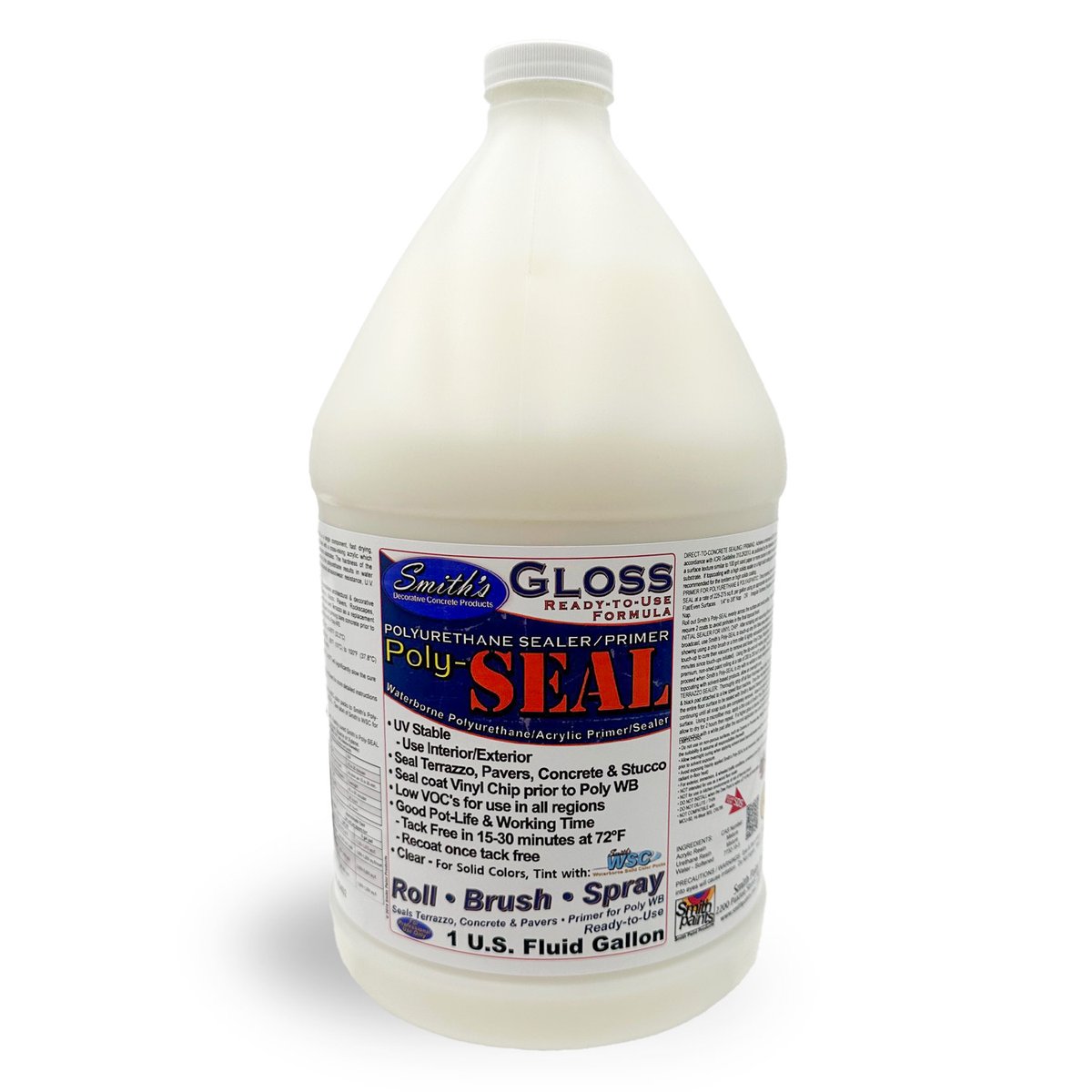 ResFloorSupply's tweet image. Smith Paints Polyseal: Fast dry, low odor, and actually stays clear. The ideal primer for Poly WB or a sealer for residential chip floors. In stock and shipping nationwide from Houston. Get your orders in. #Epoxy #Construction #PolishedConcrete