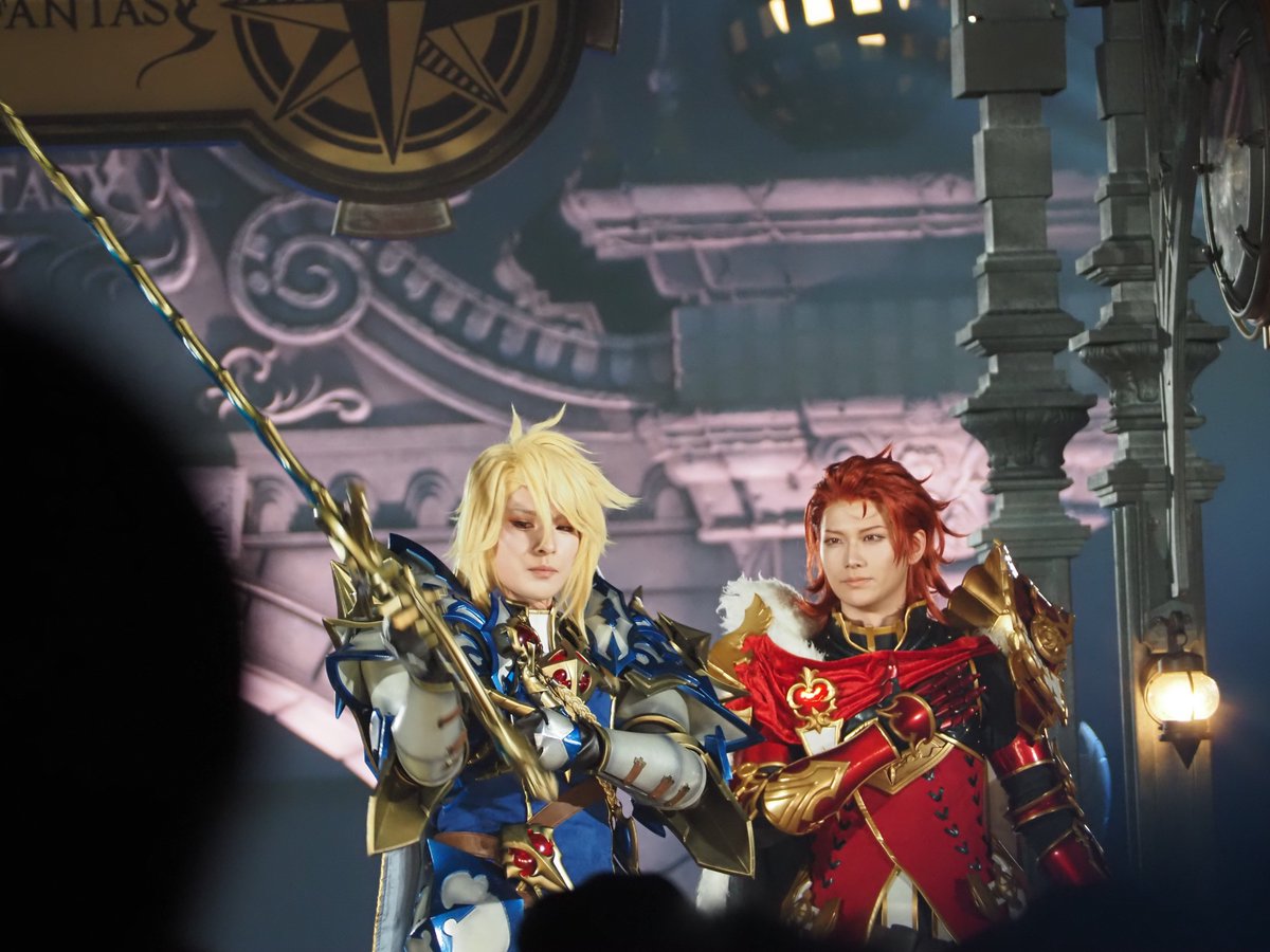 smzmri_3gf's tweet photo. 名古屋1日目

アグロヴァル　パーシヴァル

麗しすぎるなこの兄弟。
兄上を誇らしげに見守るパーシィ好き

#グラブルEXフェス2026 ＃グラフェス2026 ＃グラフェス https://t.co/PruEF0zXkh