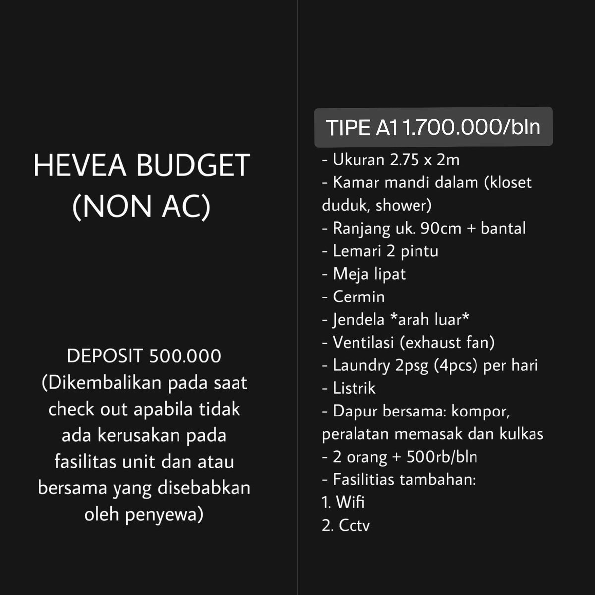 nassthreadss's tweet photo. ini guys kosannya yang nyari di daerah karet kuningan, ada di jalan komando tp buat juni 2026 yah! https://t.co/J026YkWEU7