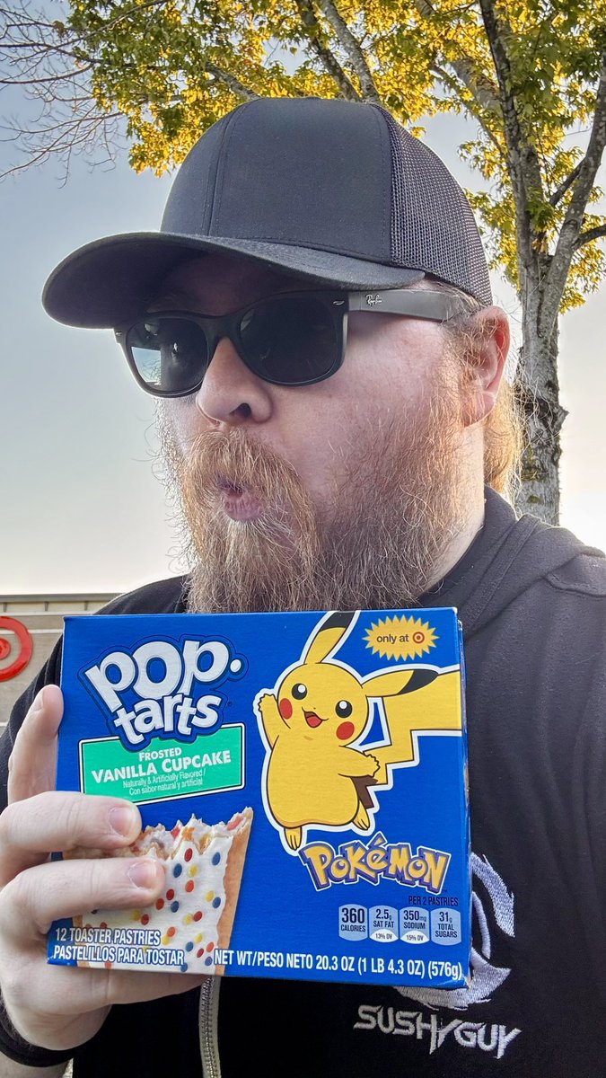 SushyguyTV's tweet image. You can try to scalp me for Pokémon cards, but you will NEVER scalp me for Pokémon Pop-Tarts!!

#Pokemon #Target #PopTarts #PokemonxTarget #GottaCatchEmAll