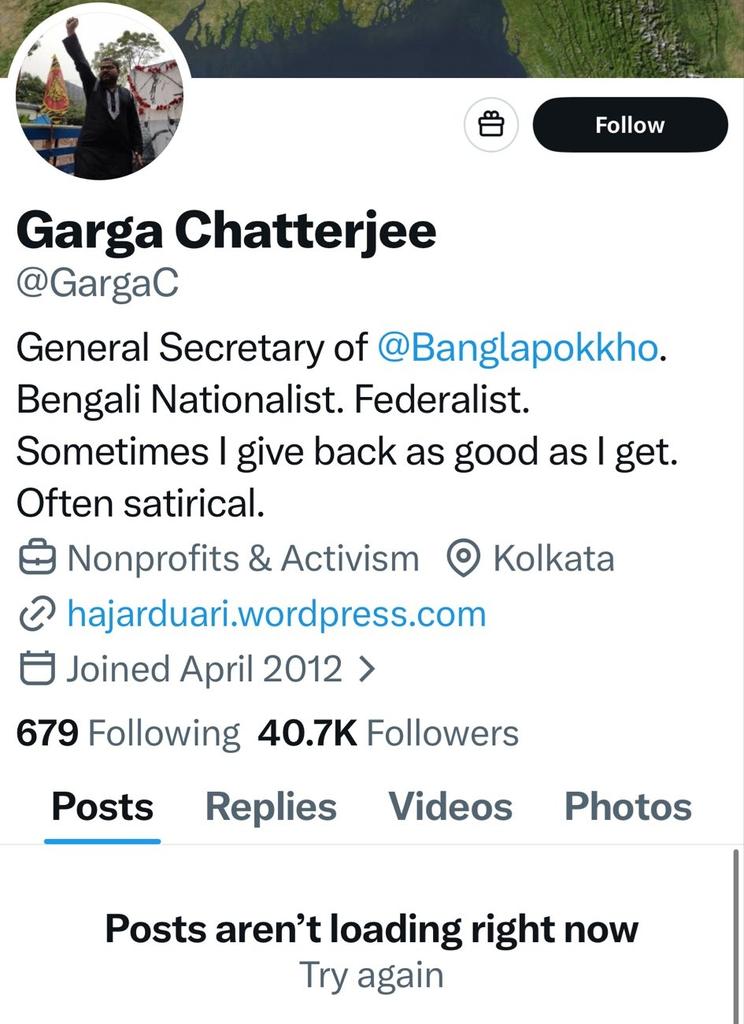 Garga has deleted his account <a href="/GargaC/">Garga Chatterjee</a>

🔔 ka tiger 😂