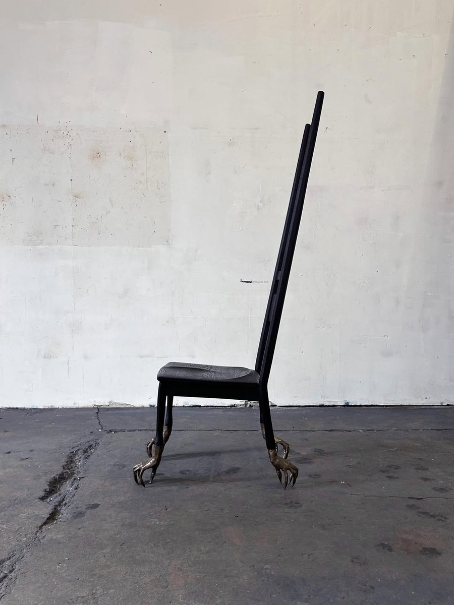 interiorsuckerr's tweet photo. Death Chair by Jean-Michel Gadoua https://t.co/Y1mPYz9bFl